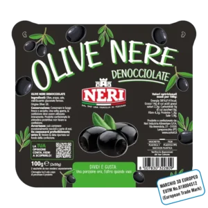 Olive nere denocciolate